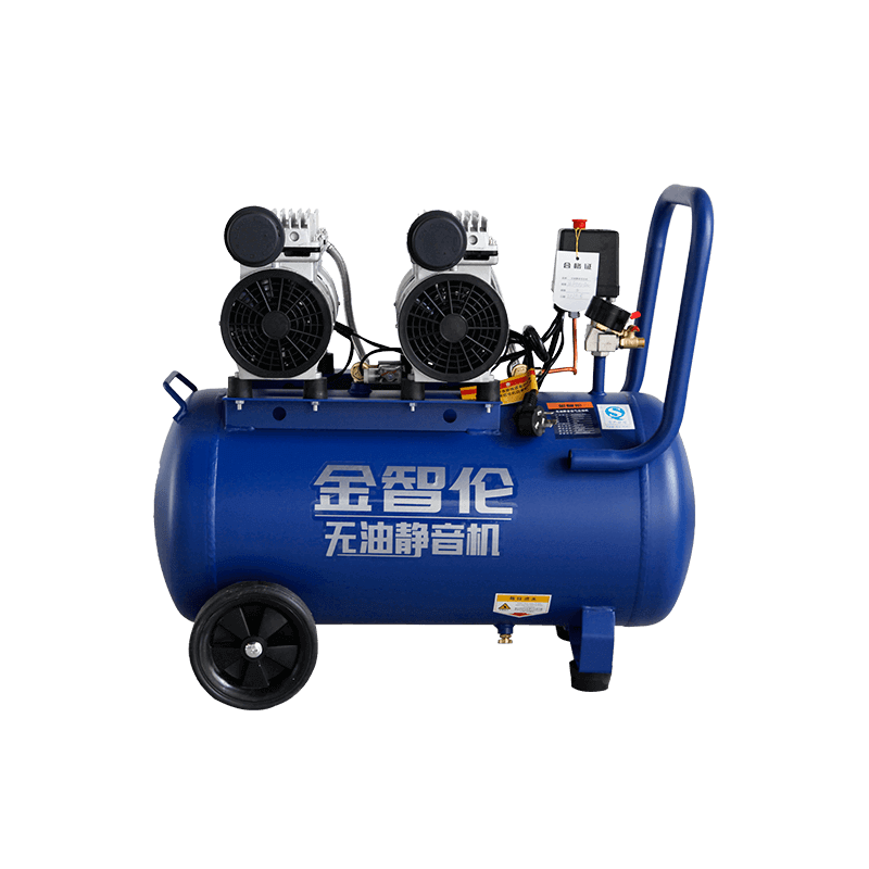 ضاغط هواء صامت خالٍ من الزيت ZL-550W × 2-50L 1.5HP